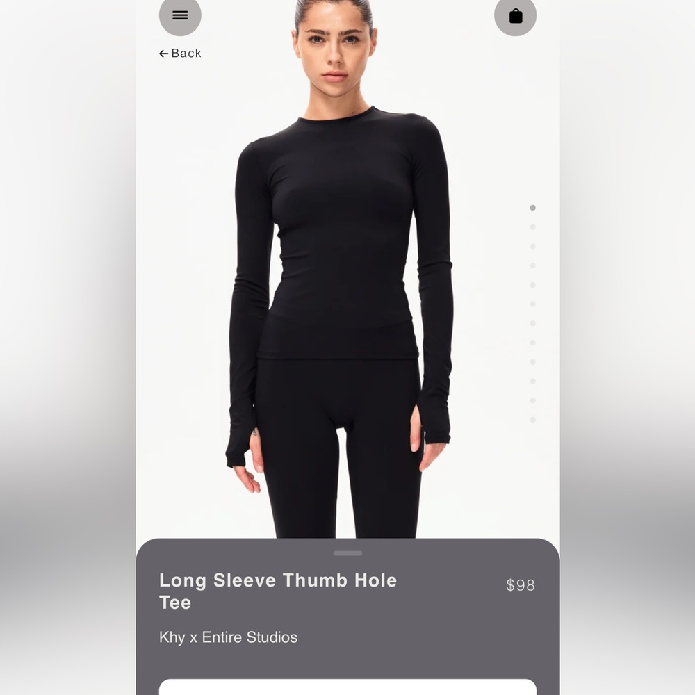 Khy x Entire Studios Black Long Sleeve Tee